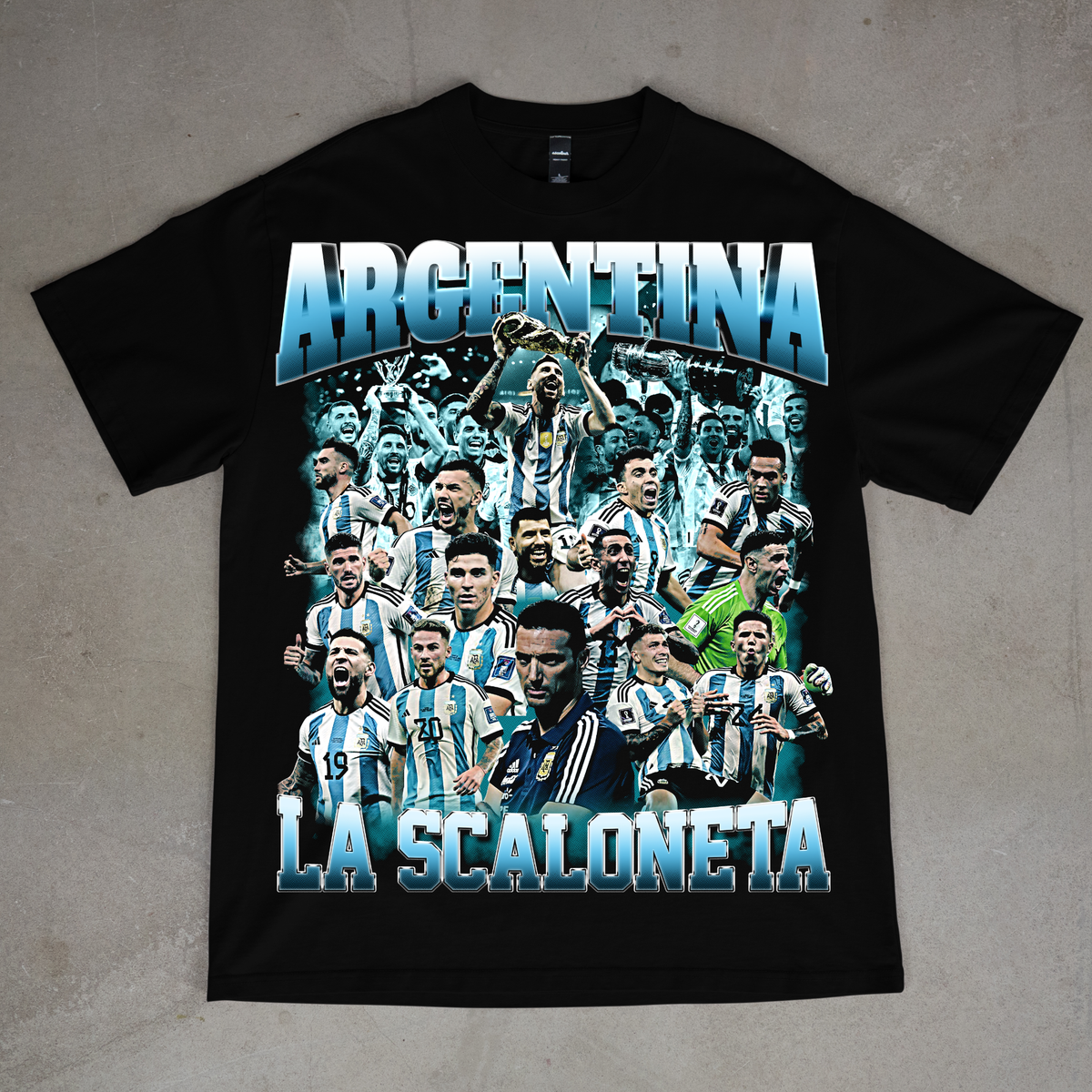 La Scaloneta Argentina 2022 soccer graphic T-shirt