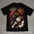 Biker Mice from Mars graphic on a black T-shirt