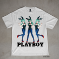 Bulma — Bunny Graphic graphic on a white T-shirt