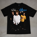 Deftones — Color Band Portrait graphic on a black T-shirt