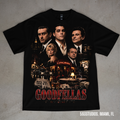 Goodfellas graphic on a black Shaka Wear T-shirt