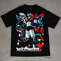Mazinger Z — Classic Robot Graphic graphic on a black T-shirt