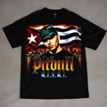 Pitbull — M.I.A.M.I. graphic on a black T-shirt