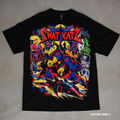 SWAT Kats graphic on a black T-shirt